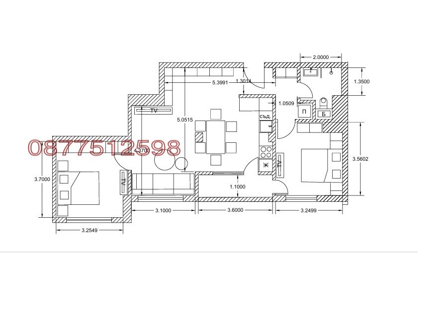 Продава 3-СТАЕН, гр. Стара Загора, Аязмото, снимка 11 - Апартаменти - 54596370