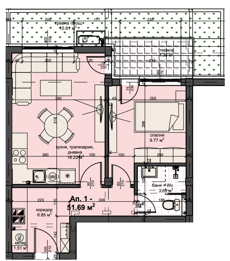 Продава 2-СТАЕН, гр. Пловдив, Кършияка