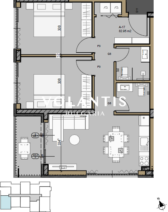 En venta  2 dormitorios Sofia , Malinova dolina , 93 metros cuadrados | 23285337 - imagen [3]