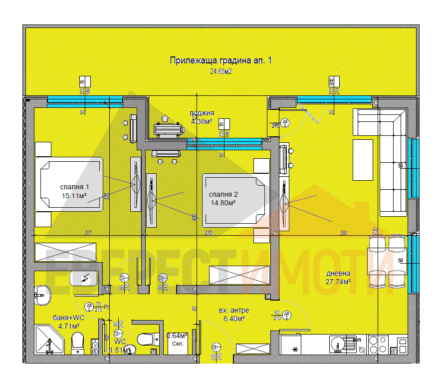 Продава 3-СТАЕН, гр. Пловдив, Остромила, снимка 3 - Апартаменти - 54275242