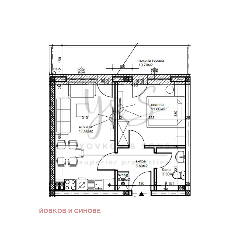 Zu verkaufen  1 Schlafzimmer Plowdiw , Belomorski , 62 qm | 79039136
