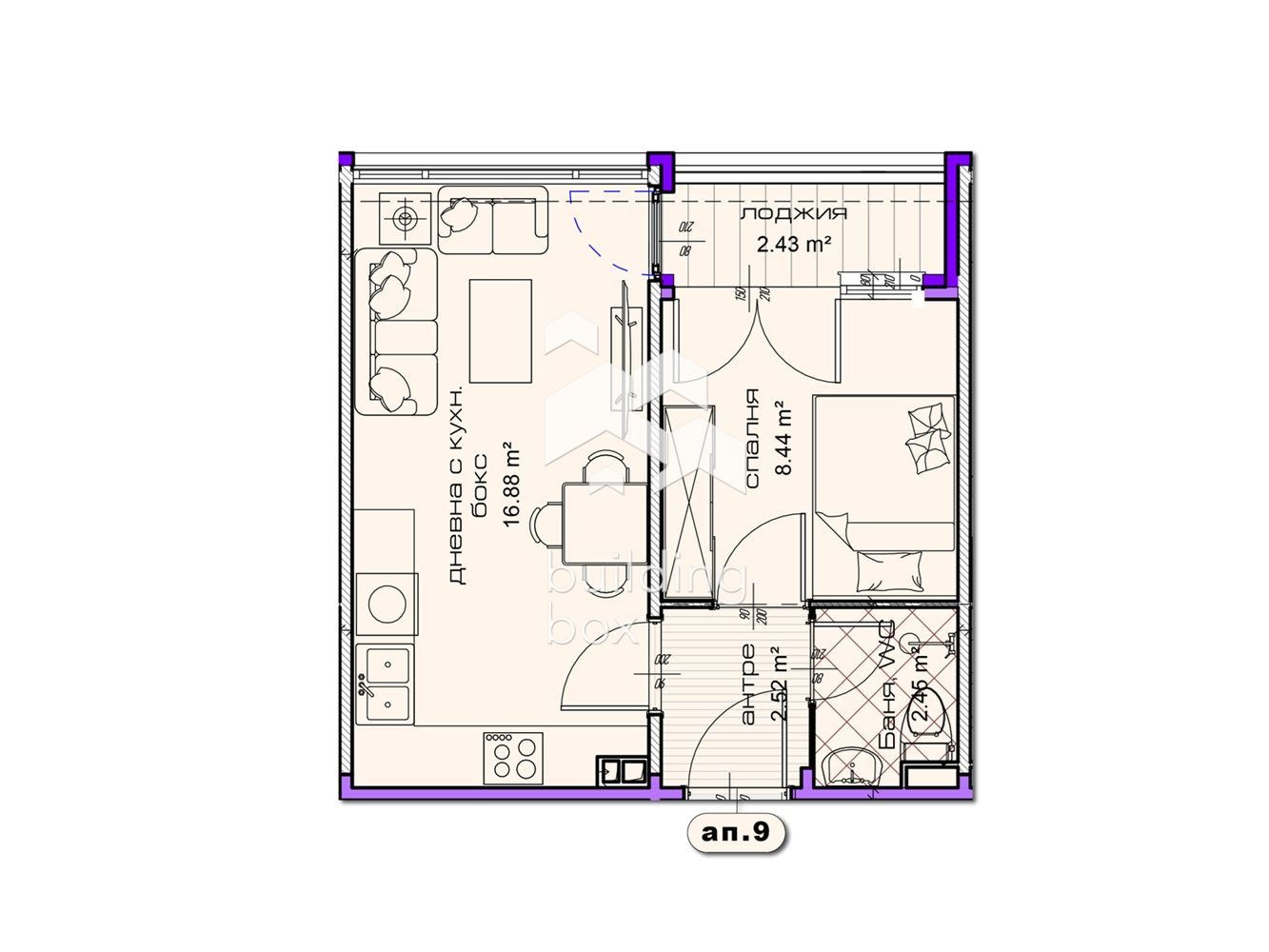 Продава 3-СТАЕН, гр. Шумен, Добруджански, снимка 3 - Апартаменти - 54023934