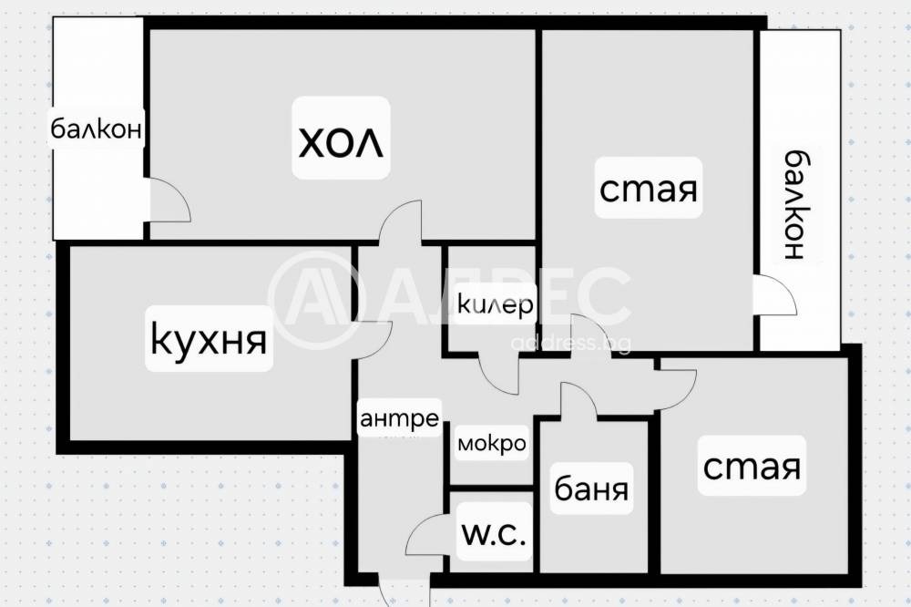 Продава 3-СТАЕН, гр. София, Медицинска академия