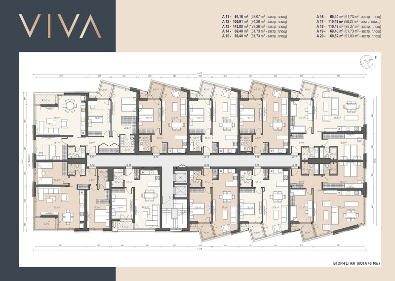 Till salu  1 sovrum Sofia , Manastirski livadi , 69 kvm | 33022125 - bild [4]