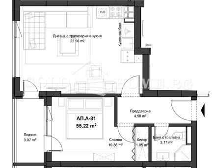 For Sale  1 bedroom Plovdiv , Kyuchuk Parizh , 65 sq.m | 96296395 - image [6]