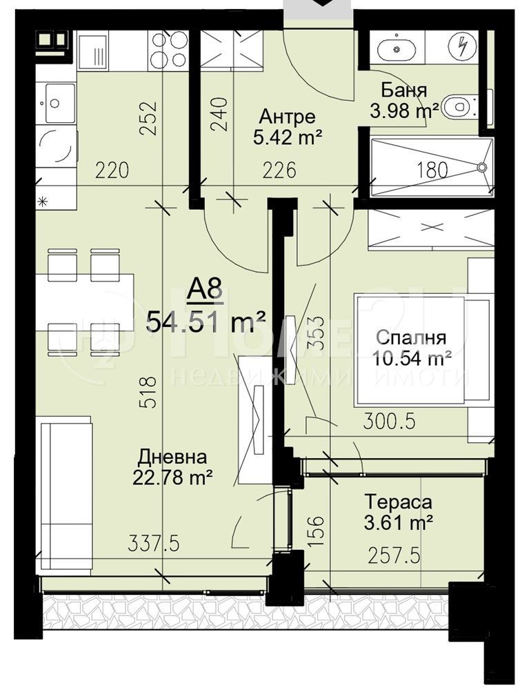 Продается  1 спальня Варна , Бриз , 65 кв.м | 16837253 - изображение [6]