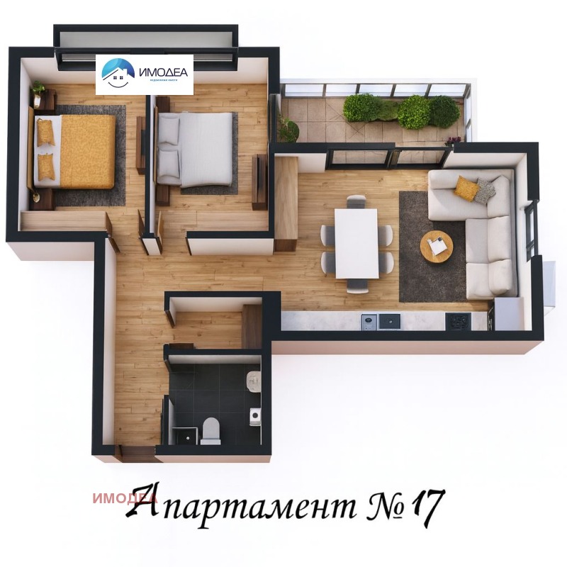 Продава  3-стаен, град Велико Търново, Зона Б •  132 272 € • ID 47746302 — holmes.bg - [1] 