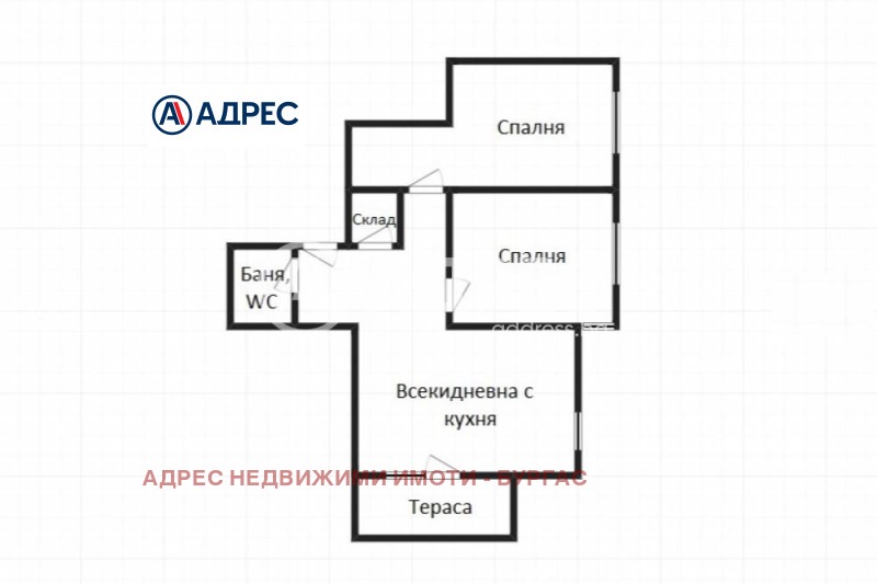 Продава 3-СТАЕН, гр. Бургас, област Бургас, снимка 3 - Aпартаменти - 49110869