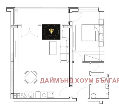 Продава 2-СТАЕН, гр. Пловдив, Младежки Хълм, снимка 2 - Aпартаменти - 47602306