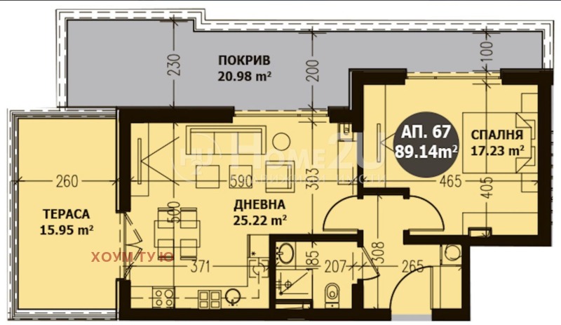 Продава  2-стаен град София , Витоша , 89 кв.м | 91102147 - изображение [3]