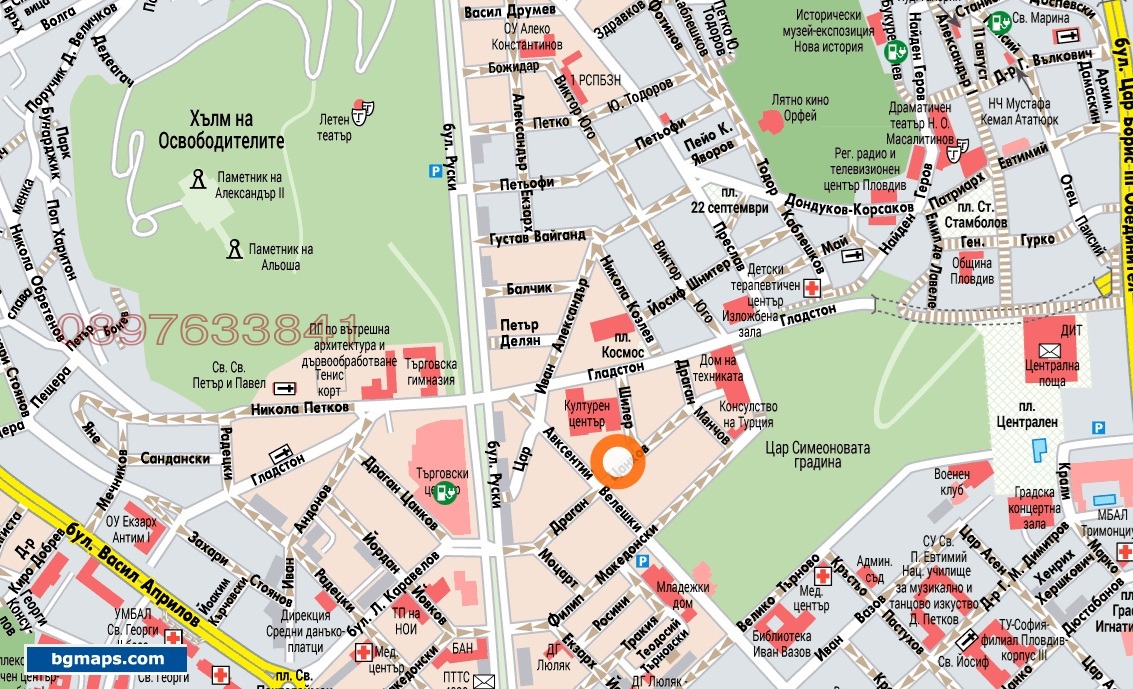 Продава ПАРЦЕЛ, гр. Пловдив, Център