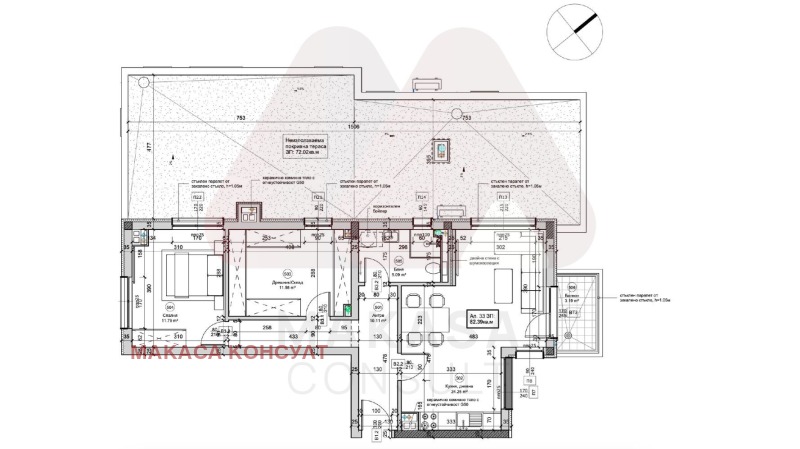 For Sale  2 bedroom Sofia , Ovcha kupel , 100 sq.m | 63882077