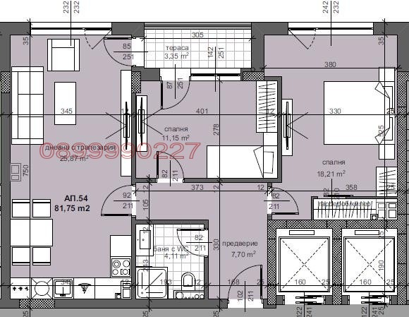 Продава 3-СТАЕН, гр. Пловдив, Тракия, снимка 9 - Апартаменти - 52358876