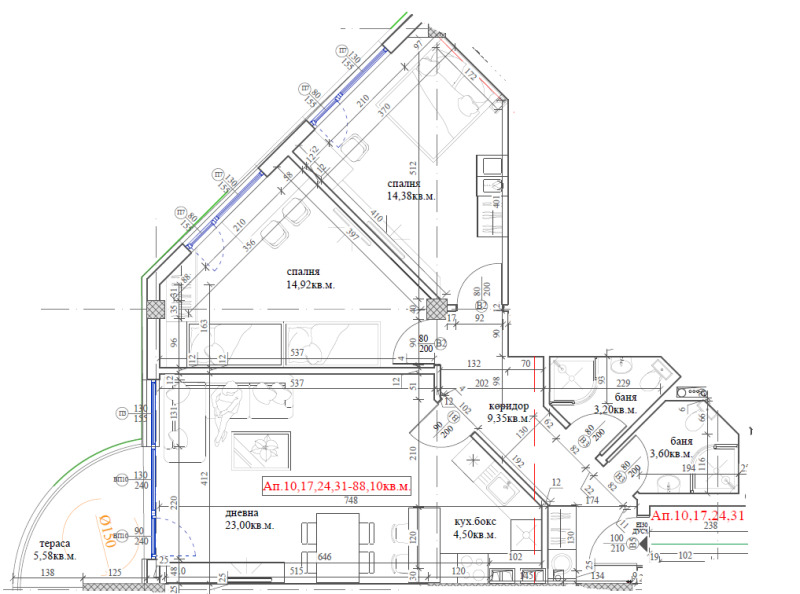 Na prodej  2 ložnice Sofia , Družba 1 , 95 m2 | 91474530 - obraz [6]