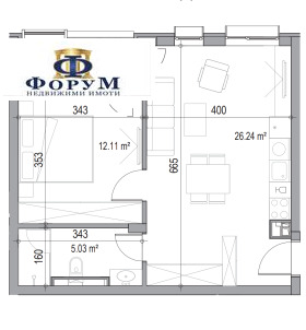 1 bedroom Otdih i kultura, Plovdiv 1