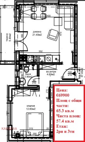 1 Schlafzimmer Hristo Smirnenski, Plowdiw 7