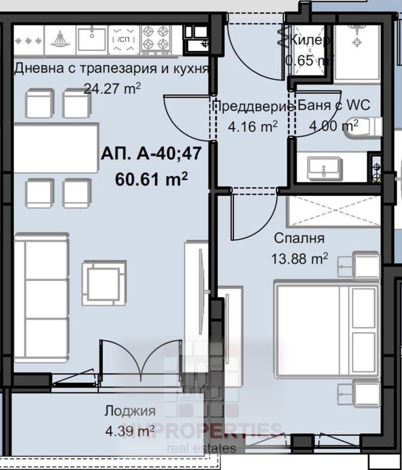 De vânzare  1 dormitor Plovdiv , Hristo Smirnensci , 77 mp | 41501651 - imagine [2]