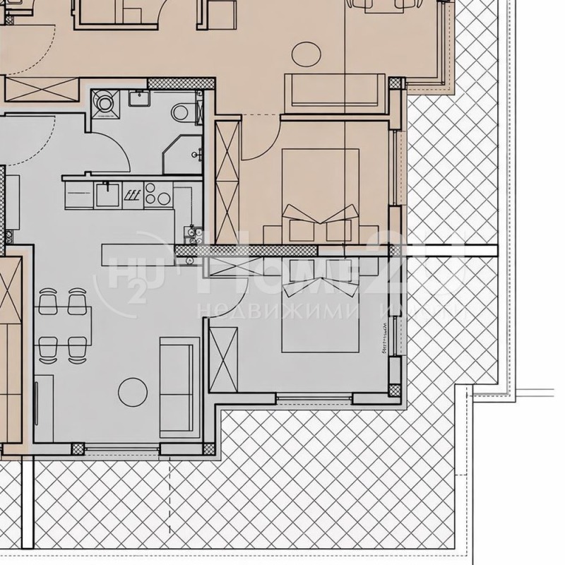 Продава 2-СТАЕН, гр. Варна, Кайсиева градина, снимка 2 - Апартаменти - 53260911