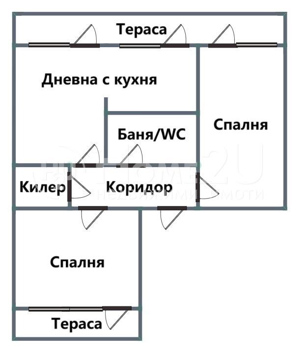 Na sprzedaż  2 sypialnie Warna , Lewski 1 , 66 mkw | 16783003 - obraz [7]