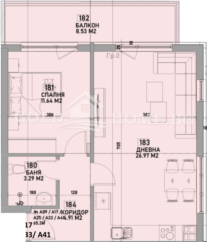 Продава 2-СТАЕН, гр. Пловдив, Южен, снимка 2 - Апартаменти - 56084320