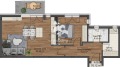 Продава  2-стаен град Пловдив , Коматевски възел , 94 кв.м | 66599506 - изображение [2]