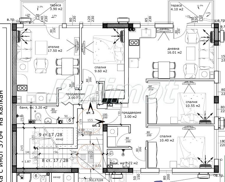 Продава 3-СТАЕН, гр. Варна, м-т Зеленика, снимка 4 - Aпартаменти - 48601802