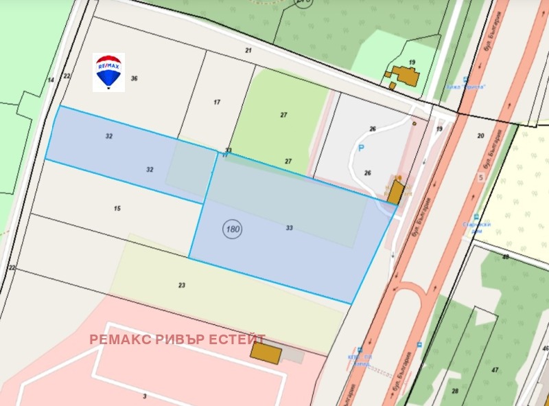 Продава ПАРЦЕЛ в град Русе, Промишлена зона - Запад - 17707 кв.м / 874 900 € » 1 711 155.67 лв., РЕМАКС РИВЪР ЕСТЕЙТ