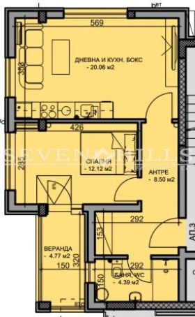 Na sprzedaż  1 sypialnia Plowdiw , Christo Smirnenski , 75 mkw | 94714760 - obraz [4]