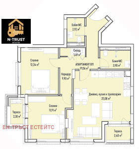 3-СТАЕН, 116 m2