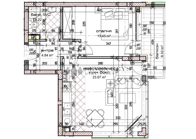 Продава  2-стаен град Варна , Младост 1 , 73 кв.м | 31782598 - изображение [2]