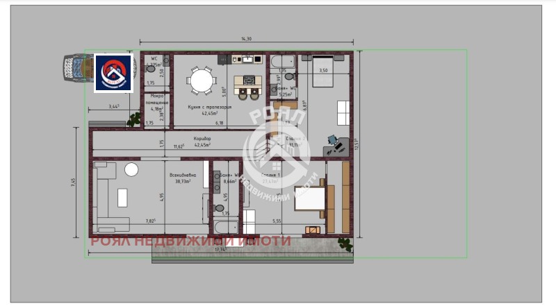 Продава  Парцел област Пловдив , с. Бенковски , 817 кв.м | 43972790 - изображение [5]