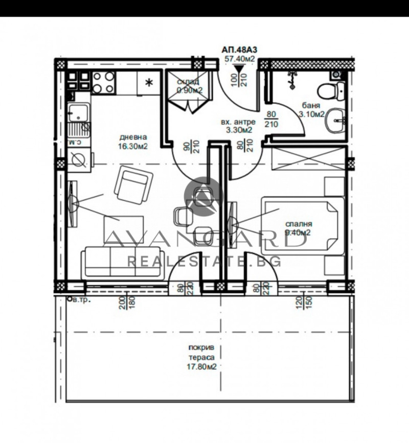 Продава  2-стаен град Пловдив , Кючук Париж , 67 кв.м | 52978762