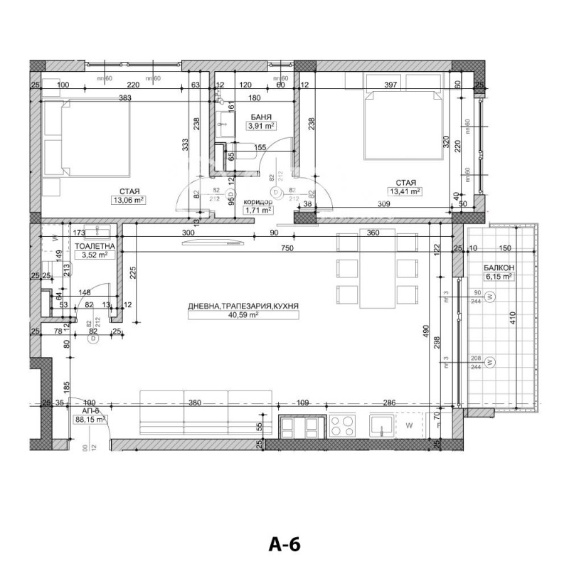 Zu verkaufen  2 Schlafzimmer Sofia , w.z.Amerikanski kolesch , 128 qm | 51070429 - Bild [4]