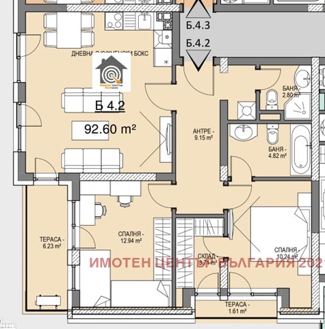 Продава 3-СТАЕН, гр. София, Малинова долина, снимка 2 - Апартаменти - 56463107