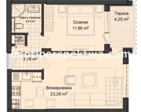 1 υπνοδωμάτιο Καρτσηιακα, Πλοβδηβ 5