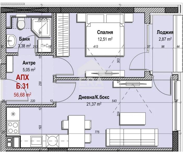 À vendre  1 chambre Sofia , Mladost 3 , 75 m² | 92768782 - image [3]