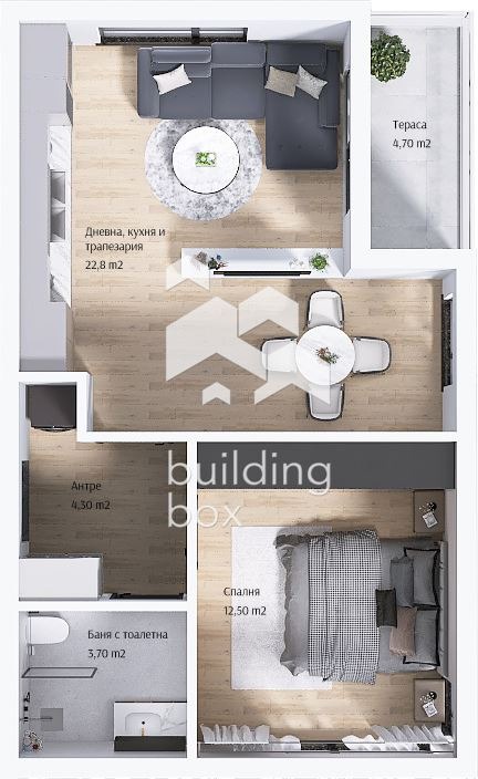 Продава 2-СТАЕН, гр. Пловдив, Тракия, снимка 10 - Апартаменти - 56191687