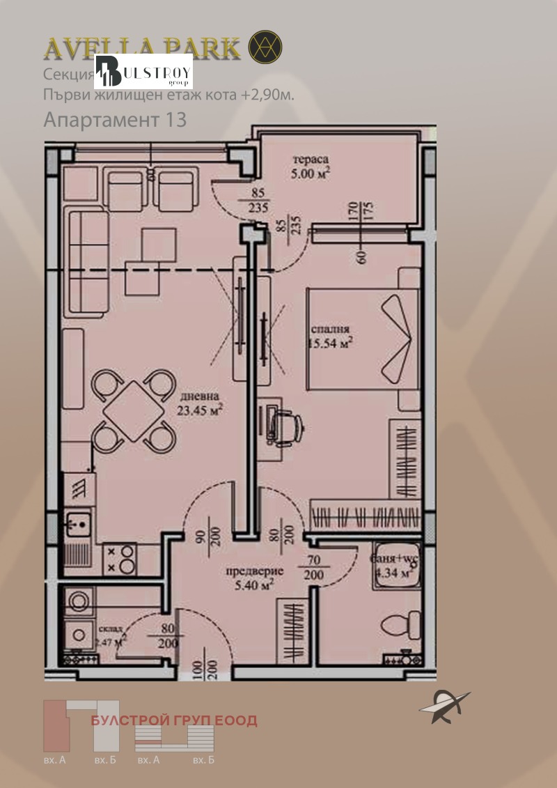 Продава 3-СТАЕН, гр. София, Малинова долина, снимка 2 - Aпартаменти - 47431701