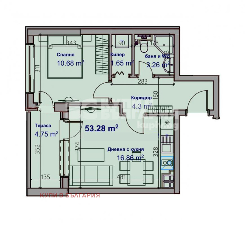 À vendre  1 chambre Varna , Mladost 2 , 64 m² | 55998521 - image [4]