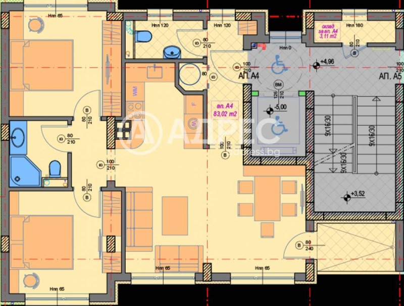 Продава 3-СТАЕН, гр. София, Манастирски ливади, снимка 3 - Апартаменти - 53148967