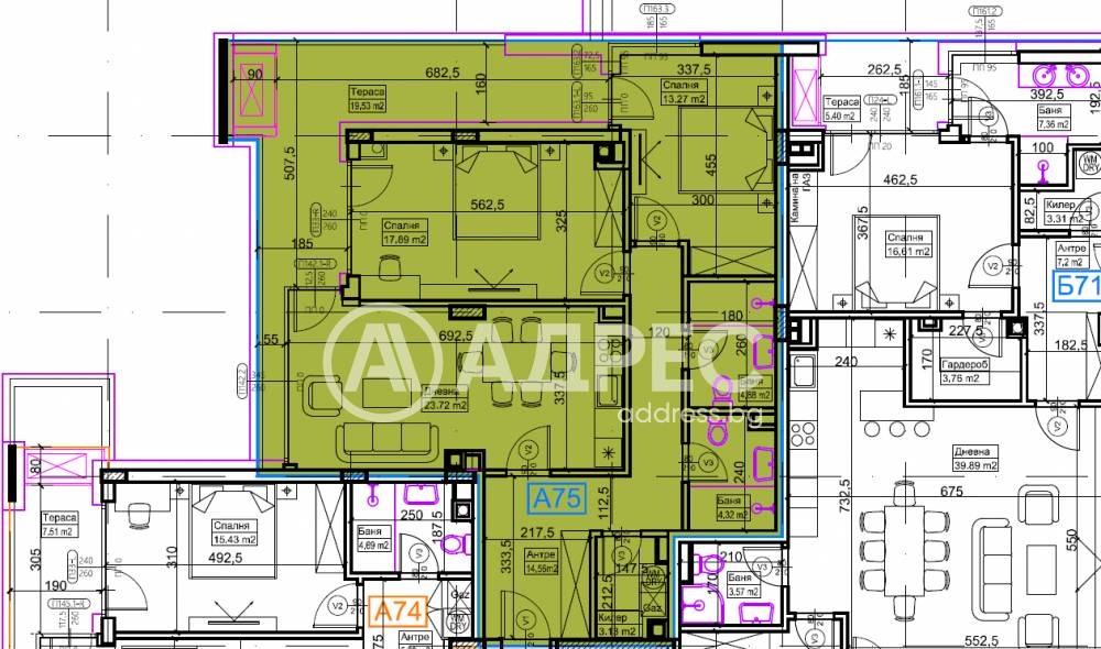 Продава 3-СТАЕН, гр. София, Кръстова вада