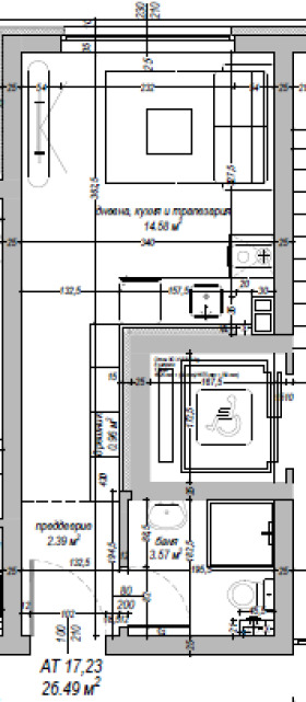 Продава АТЕЛИЕ, ТАВАН, гр. София, Малинова долина, снимка 1 - Aпартаменти - 47982888