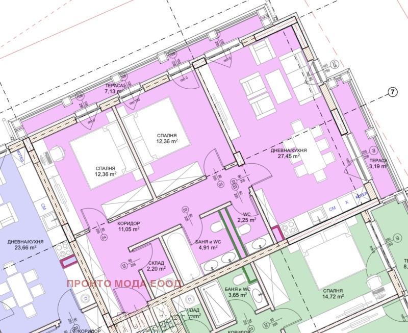 Продава 3-СТАЕН, гр. София, Малинова долина, снимка 2 - Апартаменти - 52836430