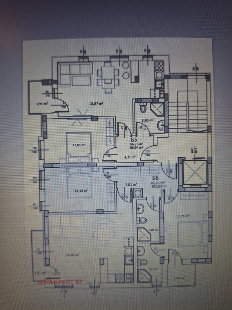 Продава 3-СТАЕН, гр. Пловдив, Кършияка, снимка 3 - Апартаменти - 53345897