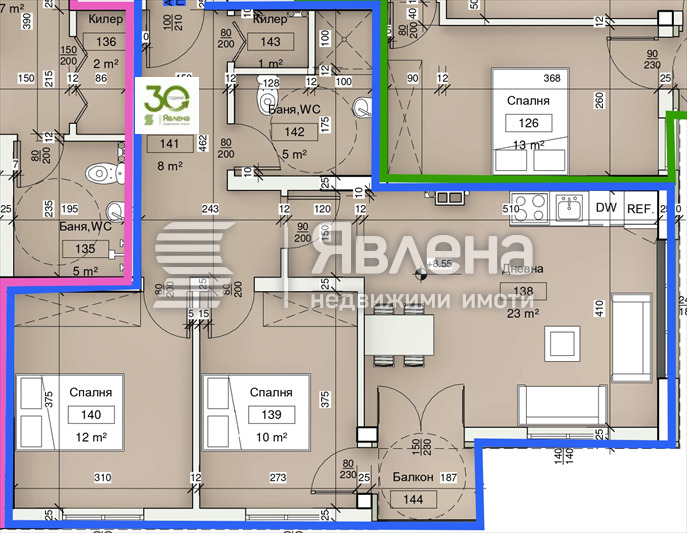 Продава 3-СТАЕН, гр. Варна, Виница, снимка 2 - Апартаменти - 55158086