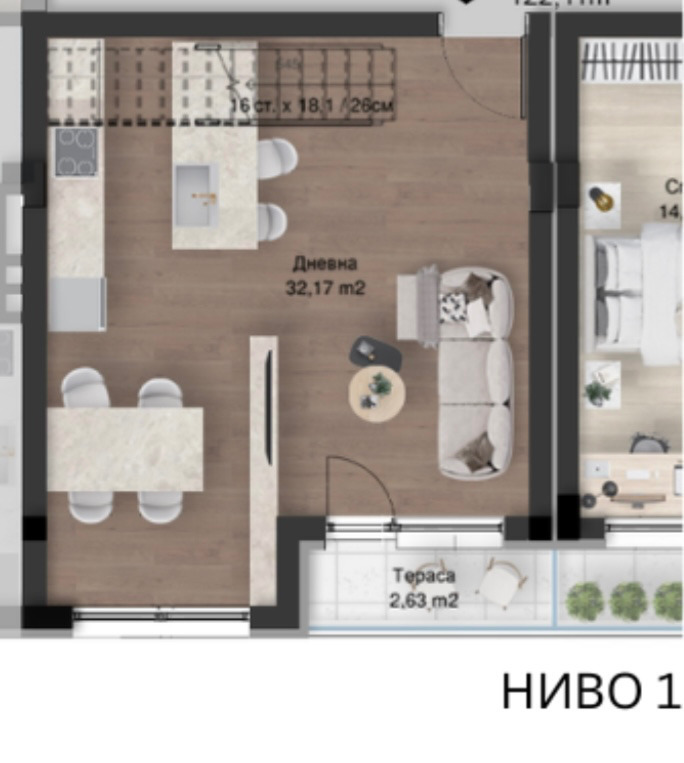 Eladó  Bérlakás régió Blagoevgrad , Goce Delcsev , 140 négyzetméter | 13900449 - kép [2]