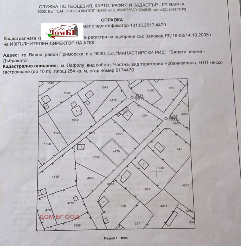 Eladó  Cselekmény Varna , m-t Manastirski rid , 254 négyzetméter | 46381558