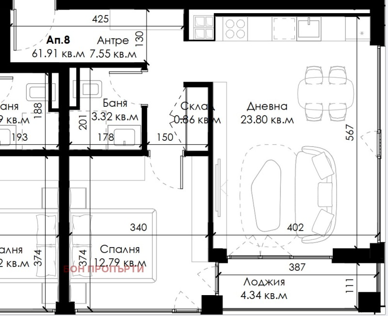 Продава 2-СТАЕН, гр. София, Овча купел 2, снимка 10 - Апартаменти - 53332215