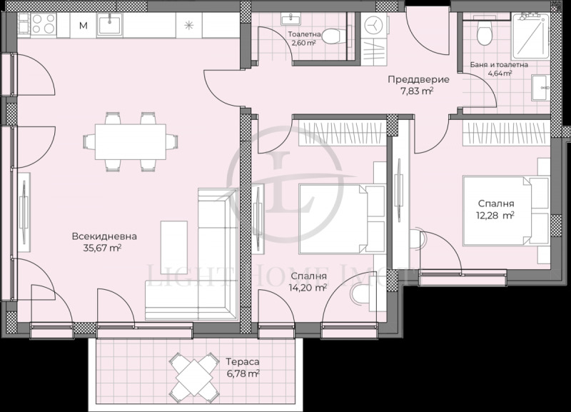For Sale  2 bedroom Plovdiv , Ostromila , 116 sq.m | 40649450 - image [5]