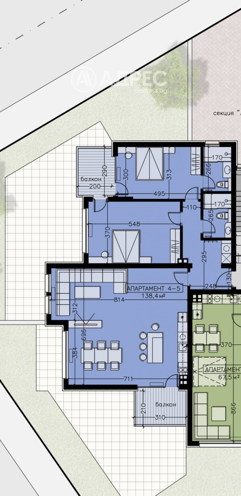 En venta  2 dormitorios Sofia , Manastirski livadi , 165 metros cuadrados | 17937121 - imagen [5]
